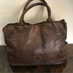 Campomaggi leather sachel bag